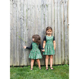 Pinafore Dress in Herbs