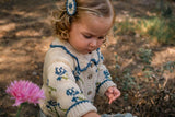Ines Cardigan in Midnight Bloom