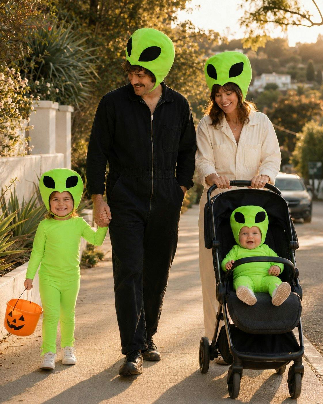 Cosmic Green Alien
