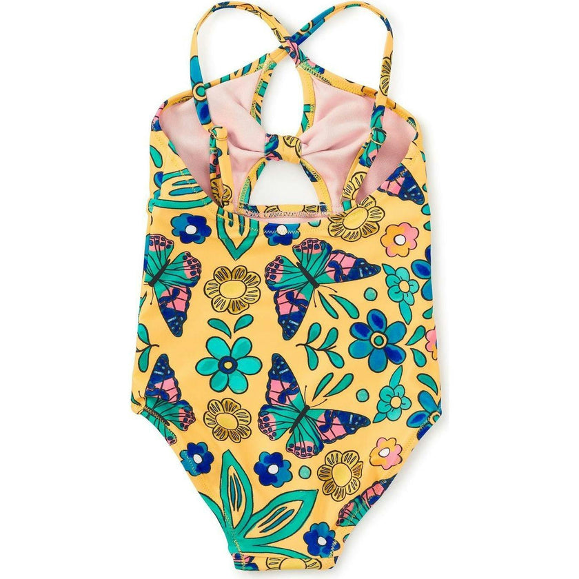 Cut Out One Piece Swimsuit, Yellow