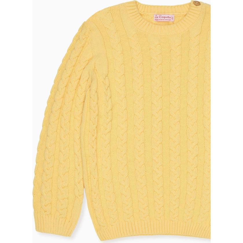 Lemon Emerson Cotton Boy Jumper