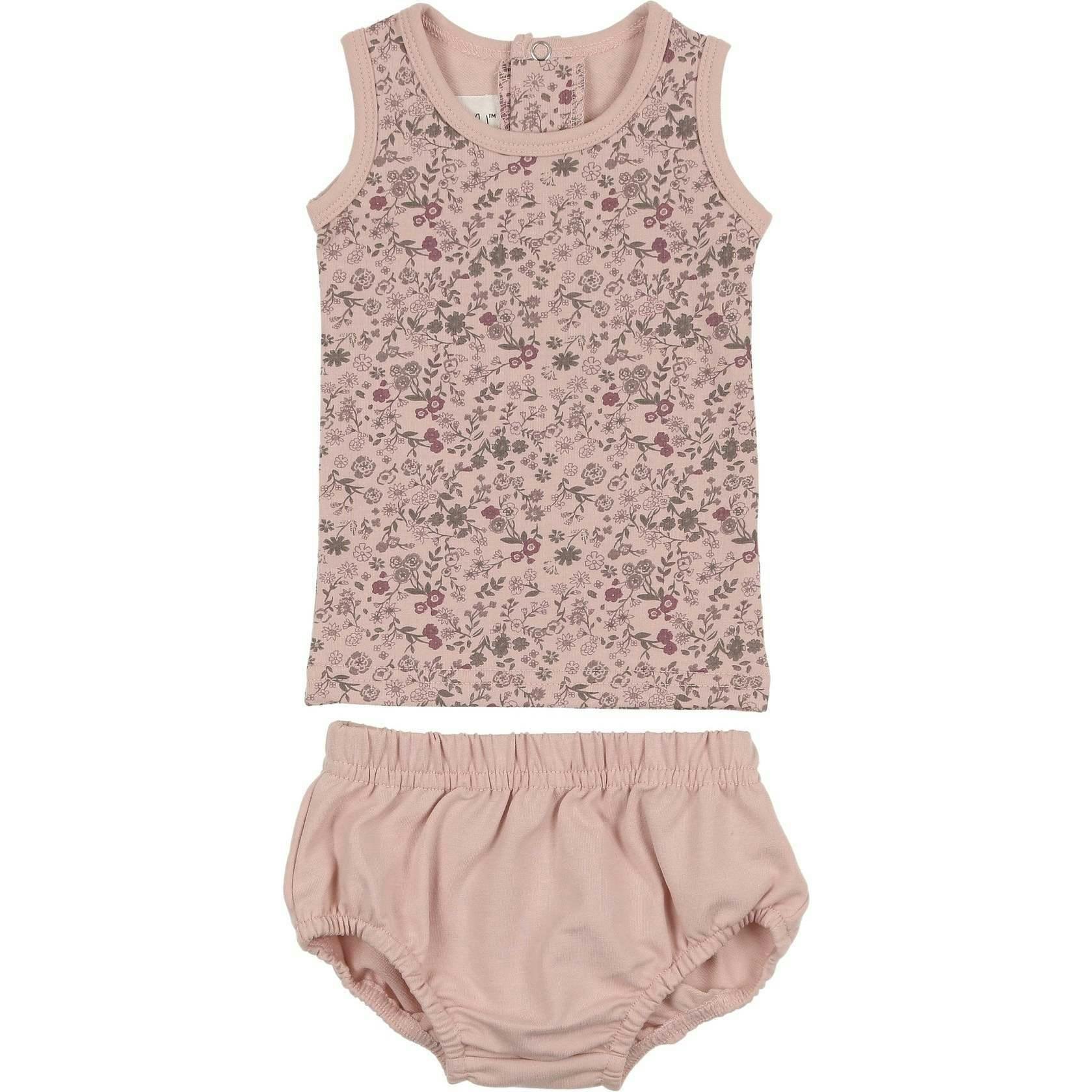 Elegant Floral Bloomer Set