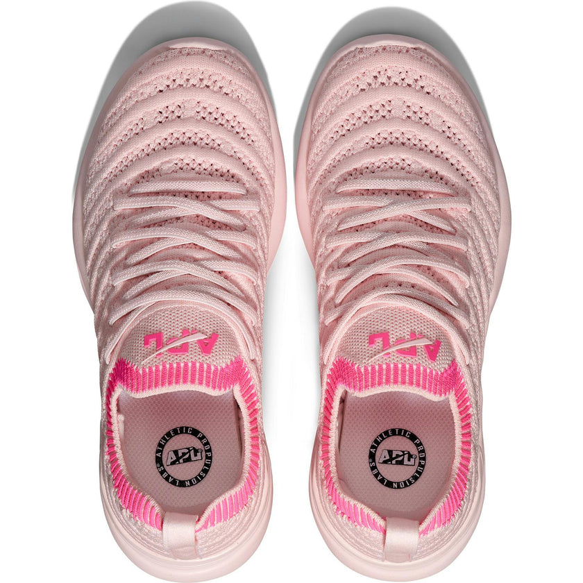 Youth's TechLoom Wave Bleached Pink / Fusion Pink / Ribbed, Pink