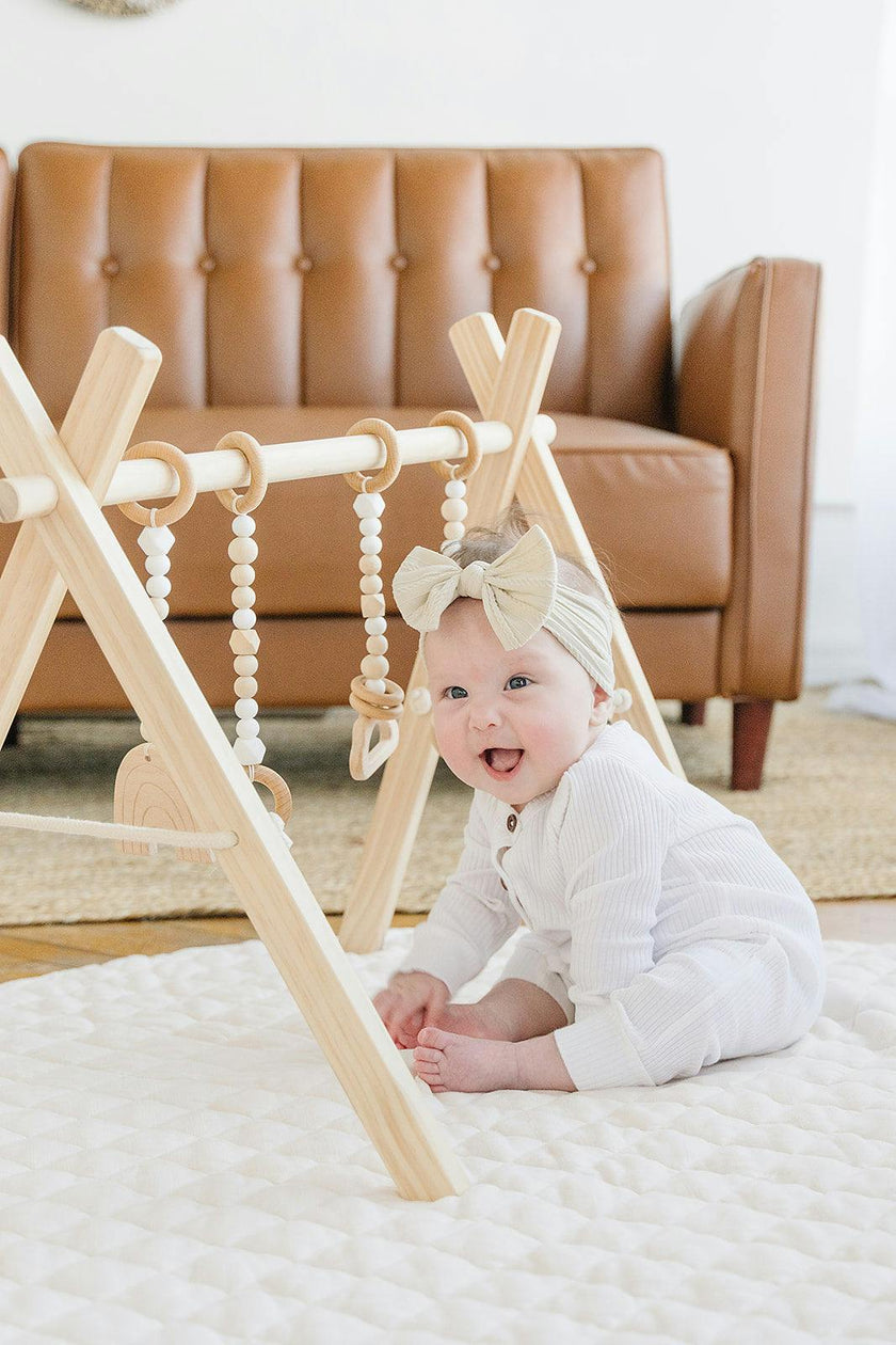 Linen Round Play Mat