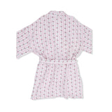 Winding Roses Stripe - Adult Kimono Mid Thigh Robe