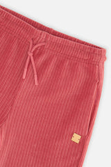Velour Flare Pants Raspberry Pink