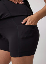 Maternity Active Dress with Built-In Shorts & Double Layer Bra