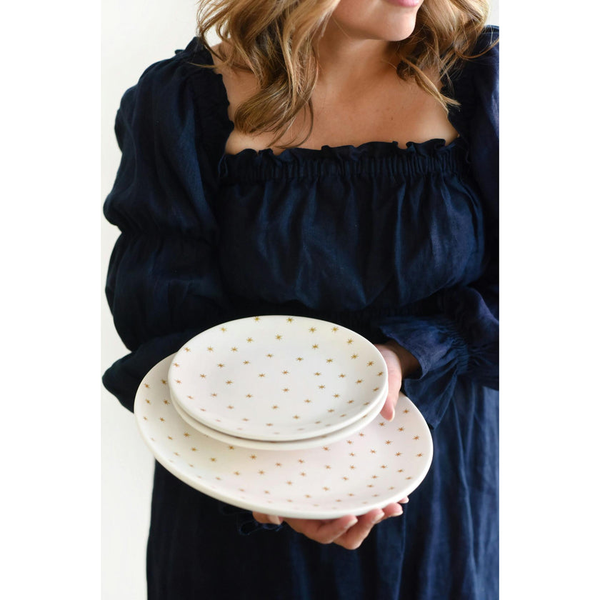 Gold Star Salad Plate