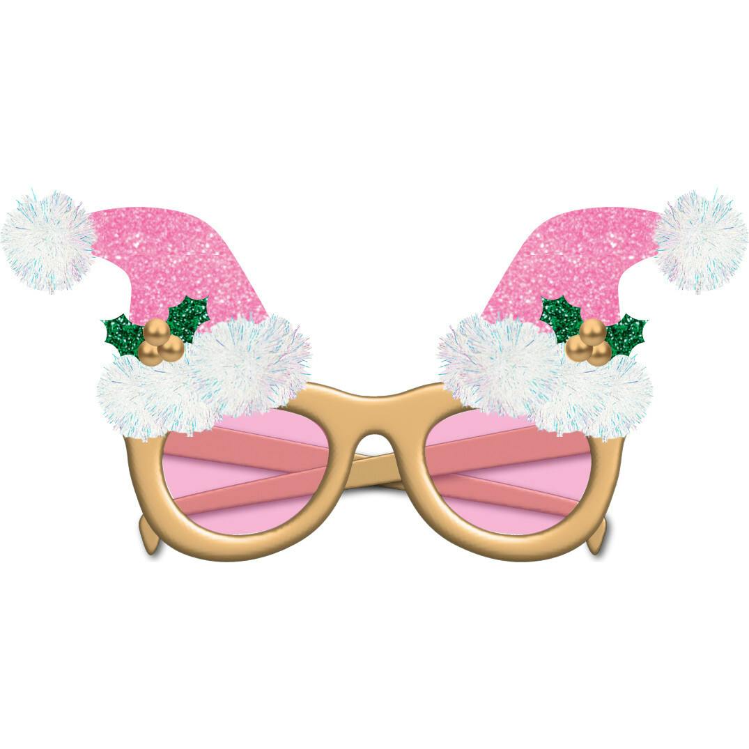 Pinkmas Party Novelty Glasses