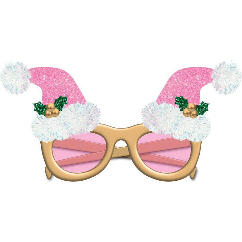 Pinkmas Party Novelty Glasses