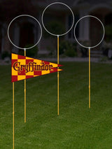 Harry Potter Quidditch Rings and Flags Lawn Decor