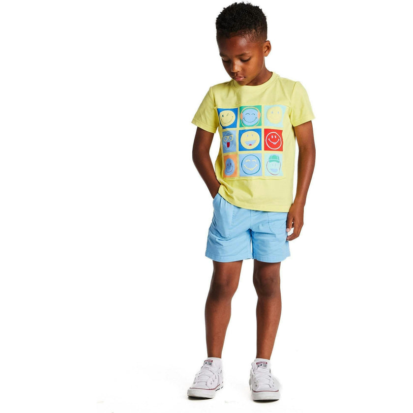 Boys Graphic Tee | Smiley Pop Art