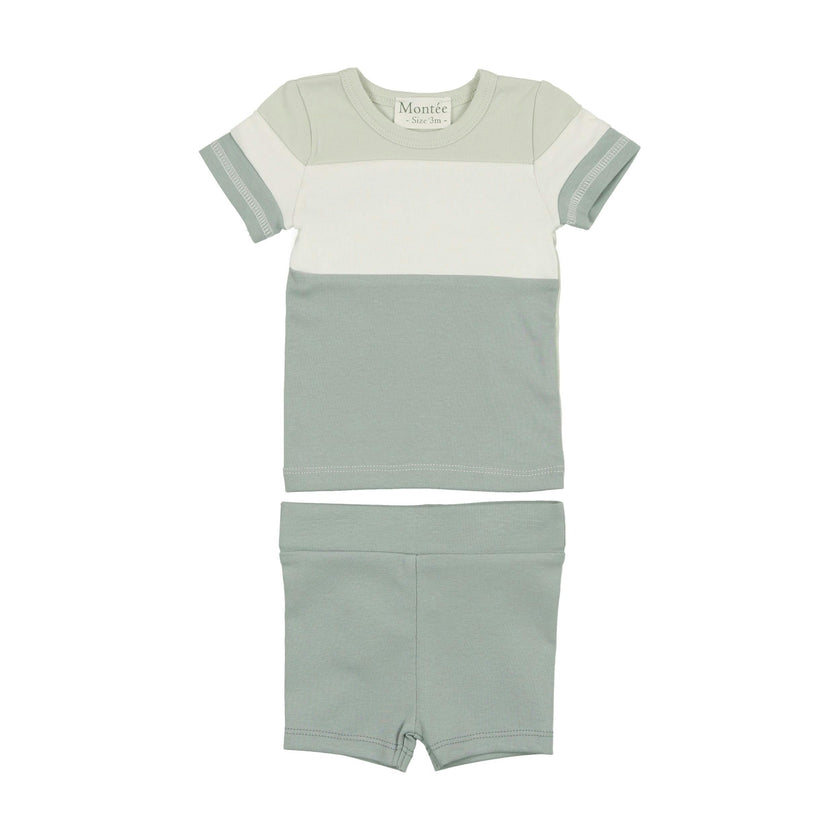 Rugby Stripe Short Set