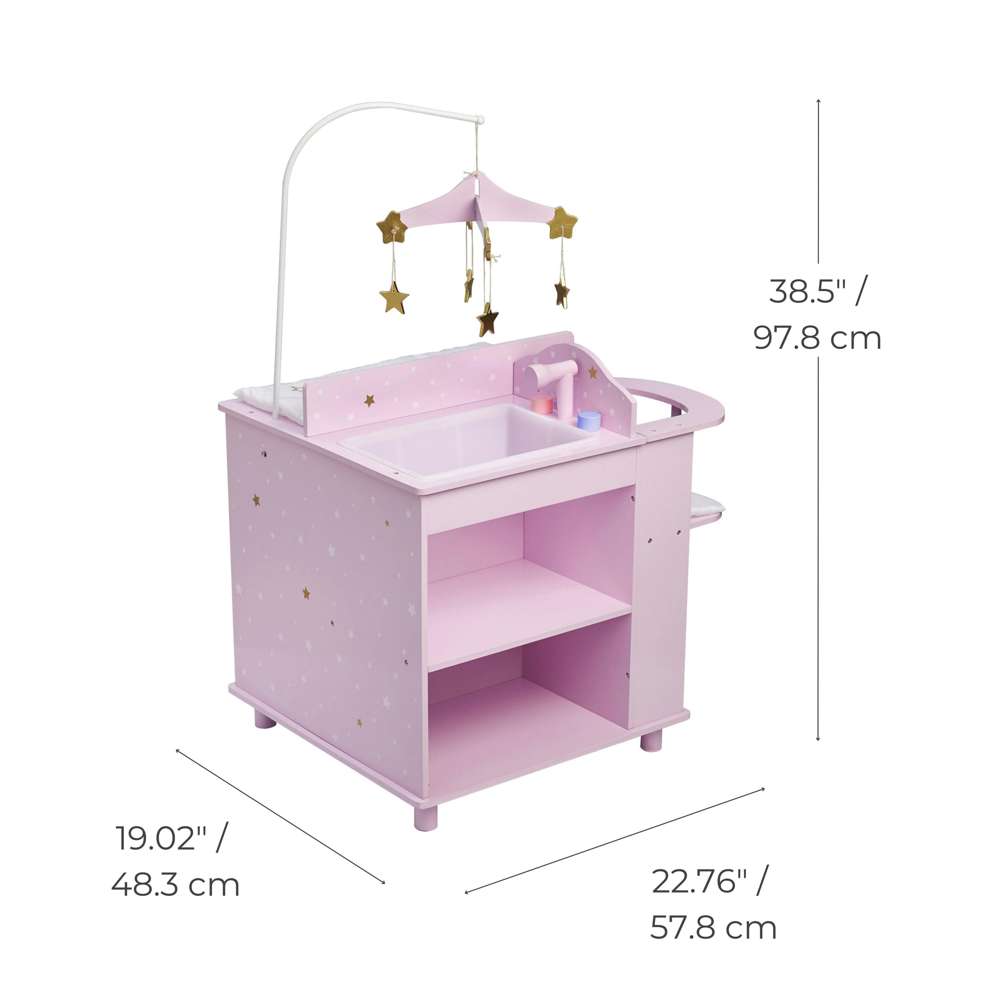 Twinkle Stars 4-in-1 Baby Doll Nursery & Changing Station