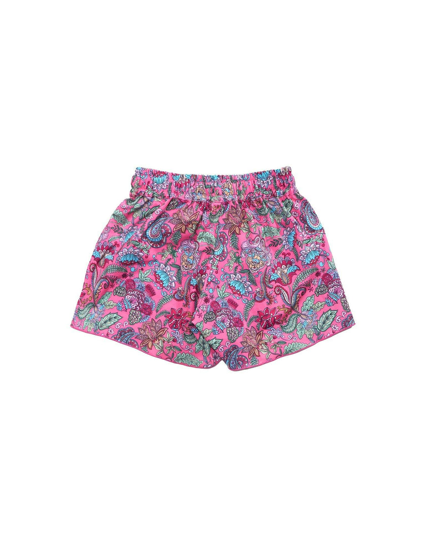 Girls Board Shorts with Tie – Lightweight & Quick-Dry (Liberty)