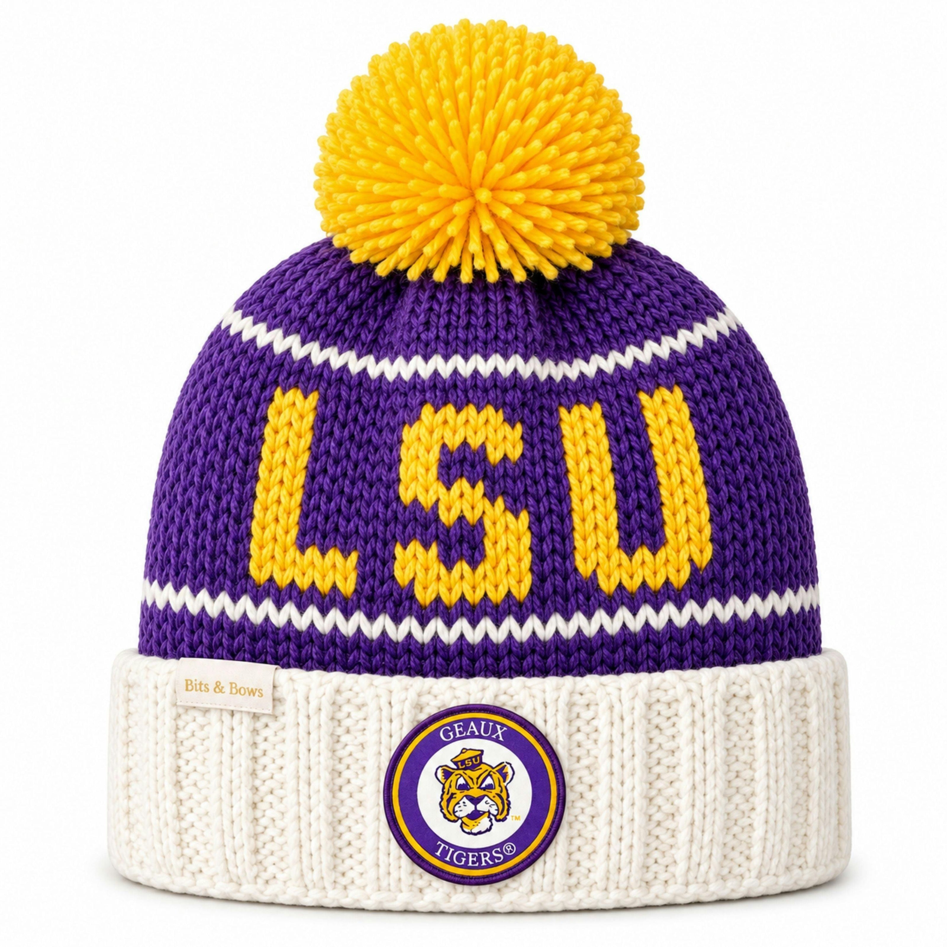LSU Tigers Bobble Hat