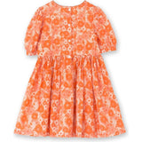 Girls Dress with Puff Sleeves