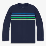 Clearance kids tonal banner long sleeve rash guard