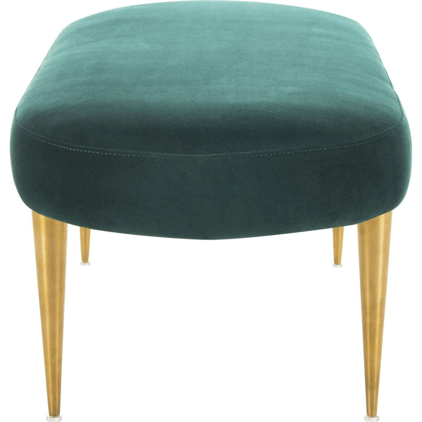 Corinne Velvet Oval Bench