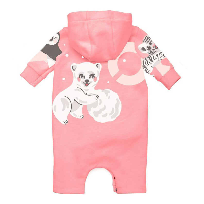 Pink Logo Romper