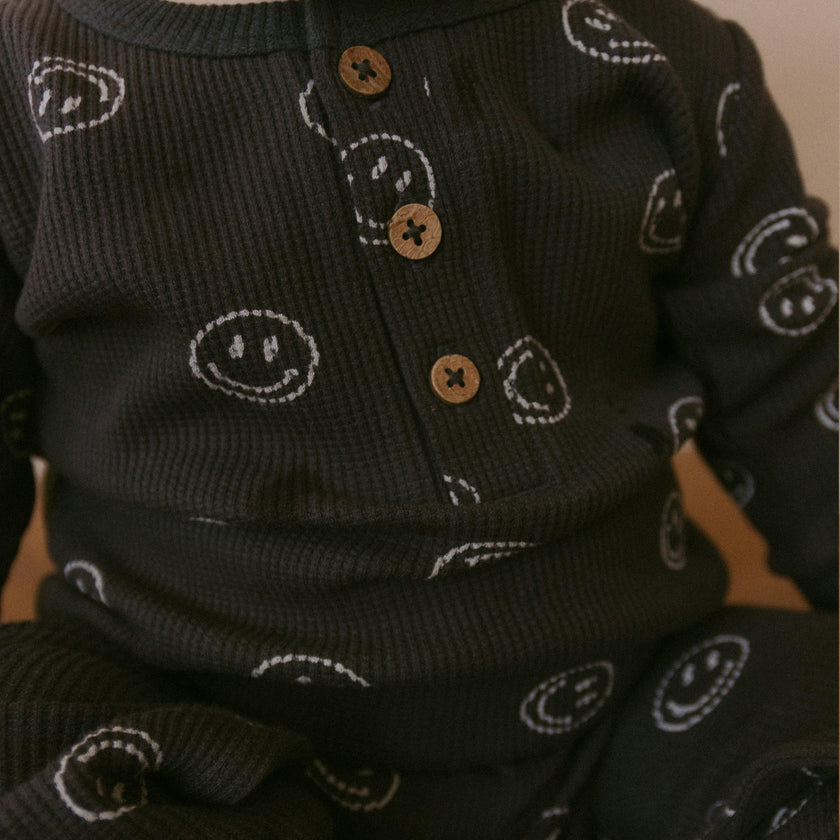Organic Button Romper