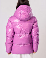 Kids Ultra Puff Coat in Hi-Gloss Pink Lavender