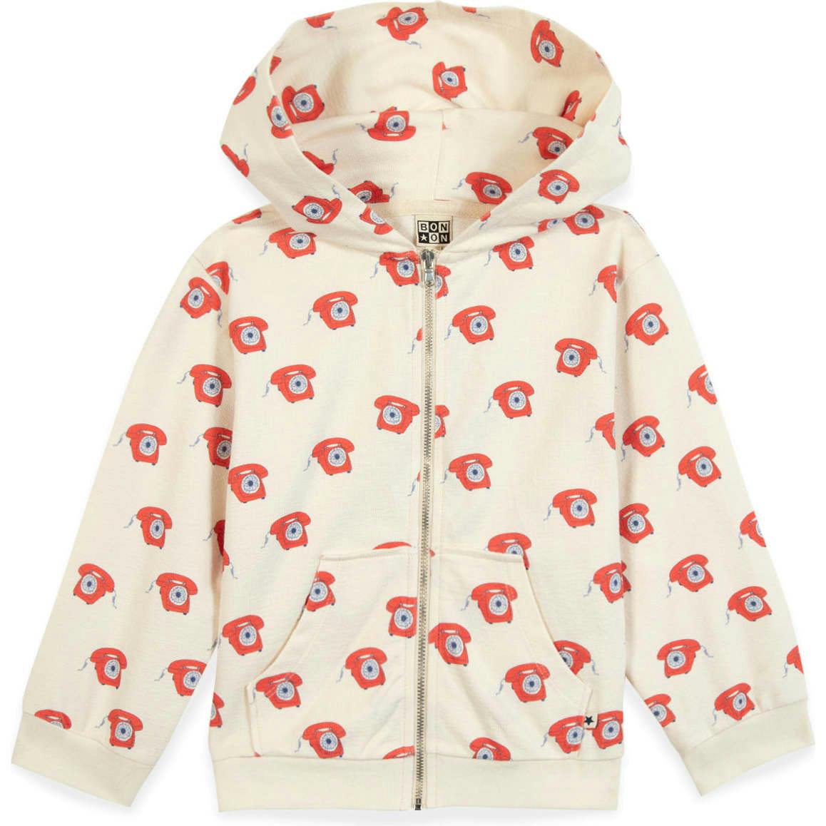 BONTON Retro Phone Hoodie - Red