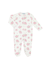 Hydrangeas Zipper Footie