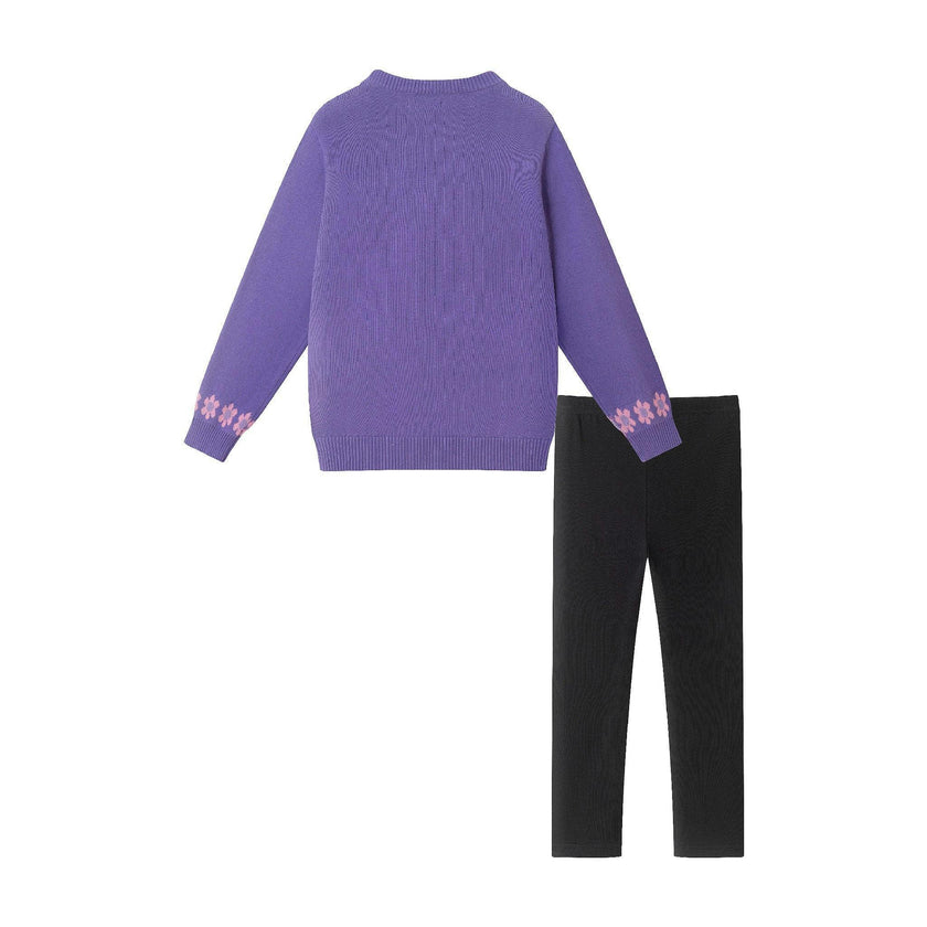 Kids Tunic Length Sweater W/Legging Set
