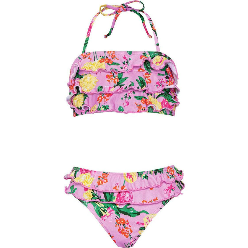 Dahlia Ruffle Bikini, Pink