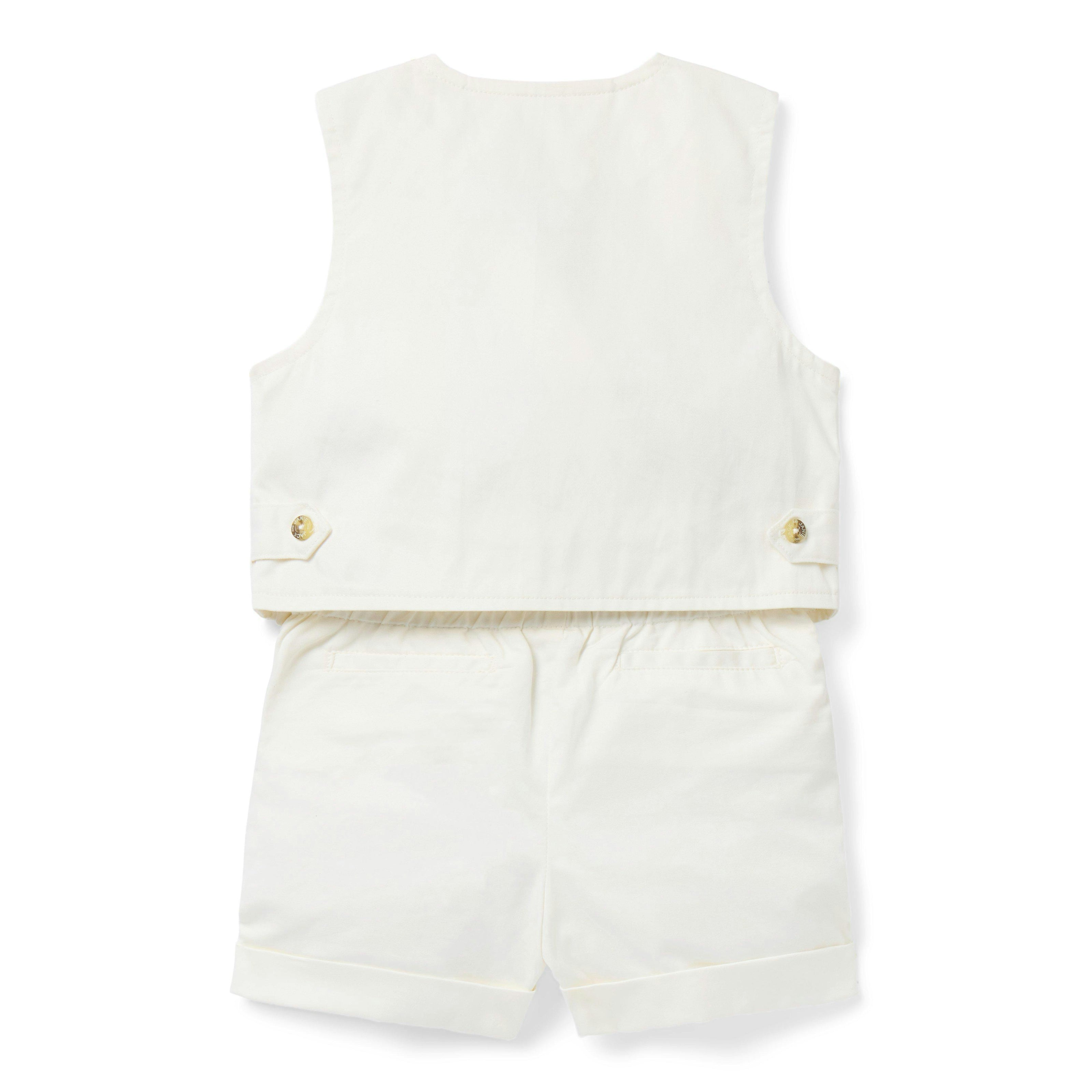 The Well Suited Baby Set, ivory