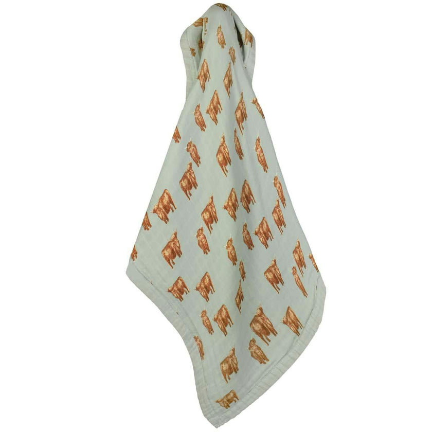 Highland Big Lovey Three-Layer Muslin Blanket