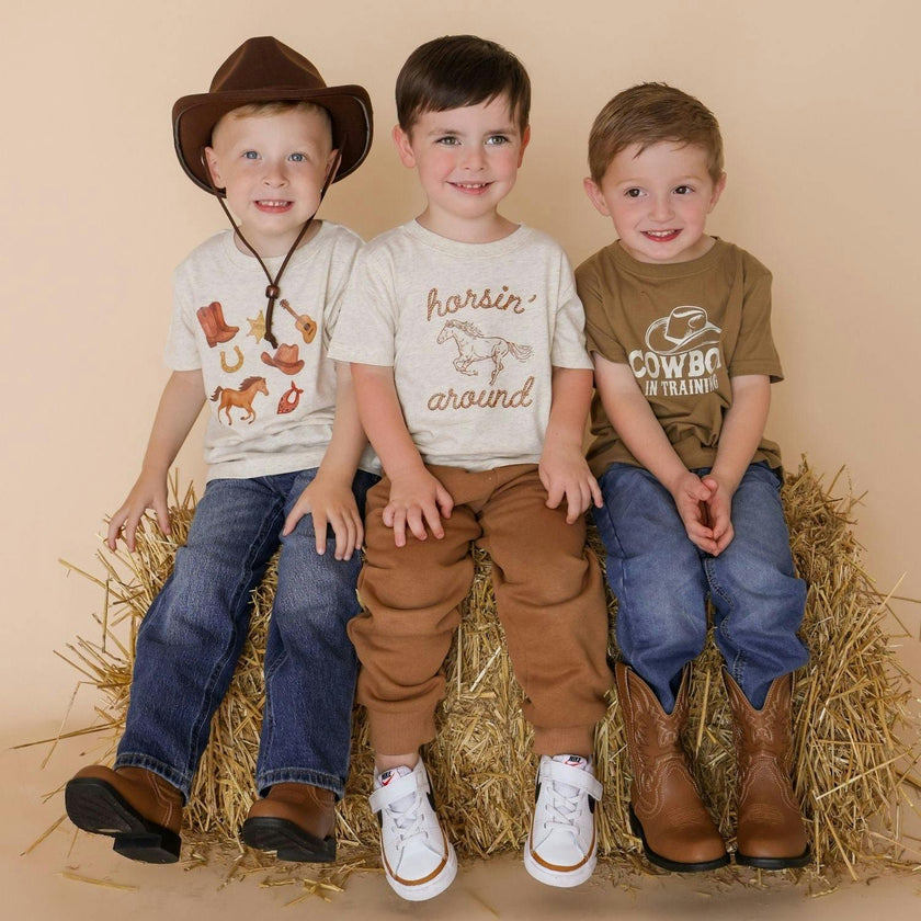Cowboy In Training Western Short Sleeve T-Shirt