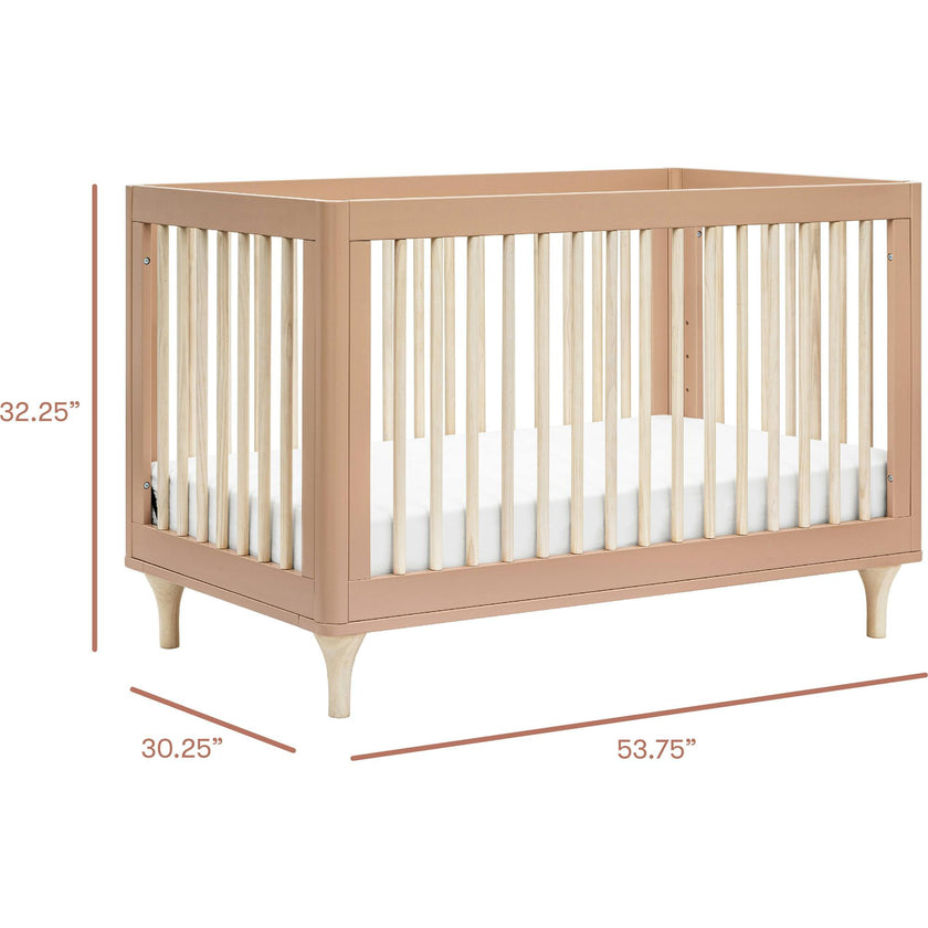 Lolly 3-in-1 Convertible Crib w/ Toddler Bed Conversion