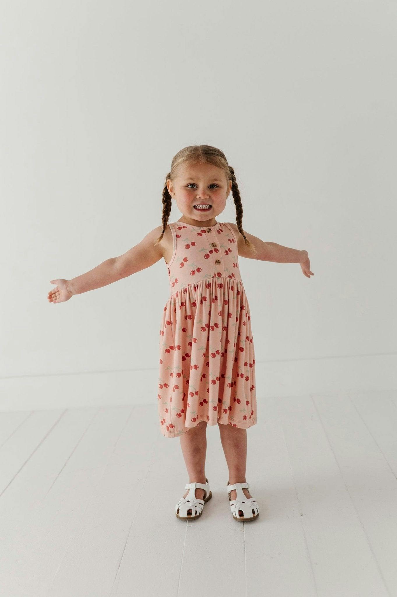 Girl's Henley Tank Dress