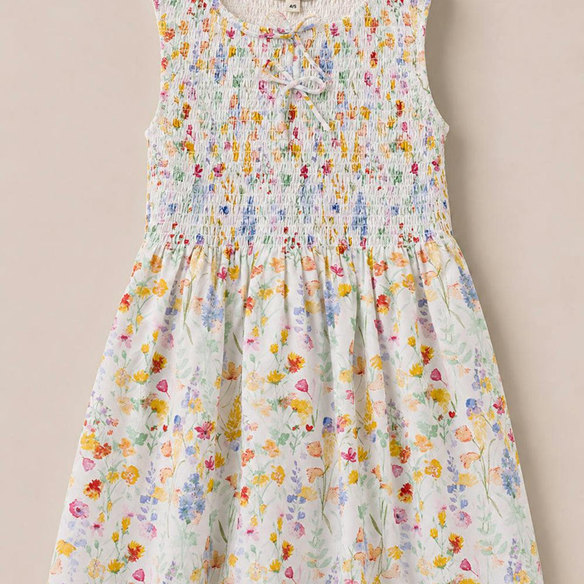 Mini Ana Dress in Floral Fields