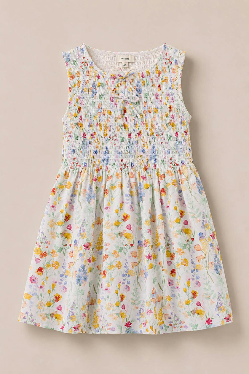 Mini Ana Dress in Floral Fields