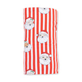 Vintage Santa Stripe - Swaddle Blanket
