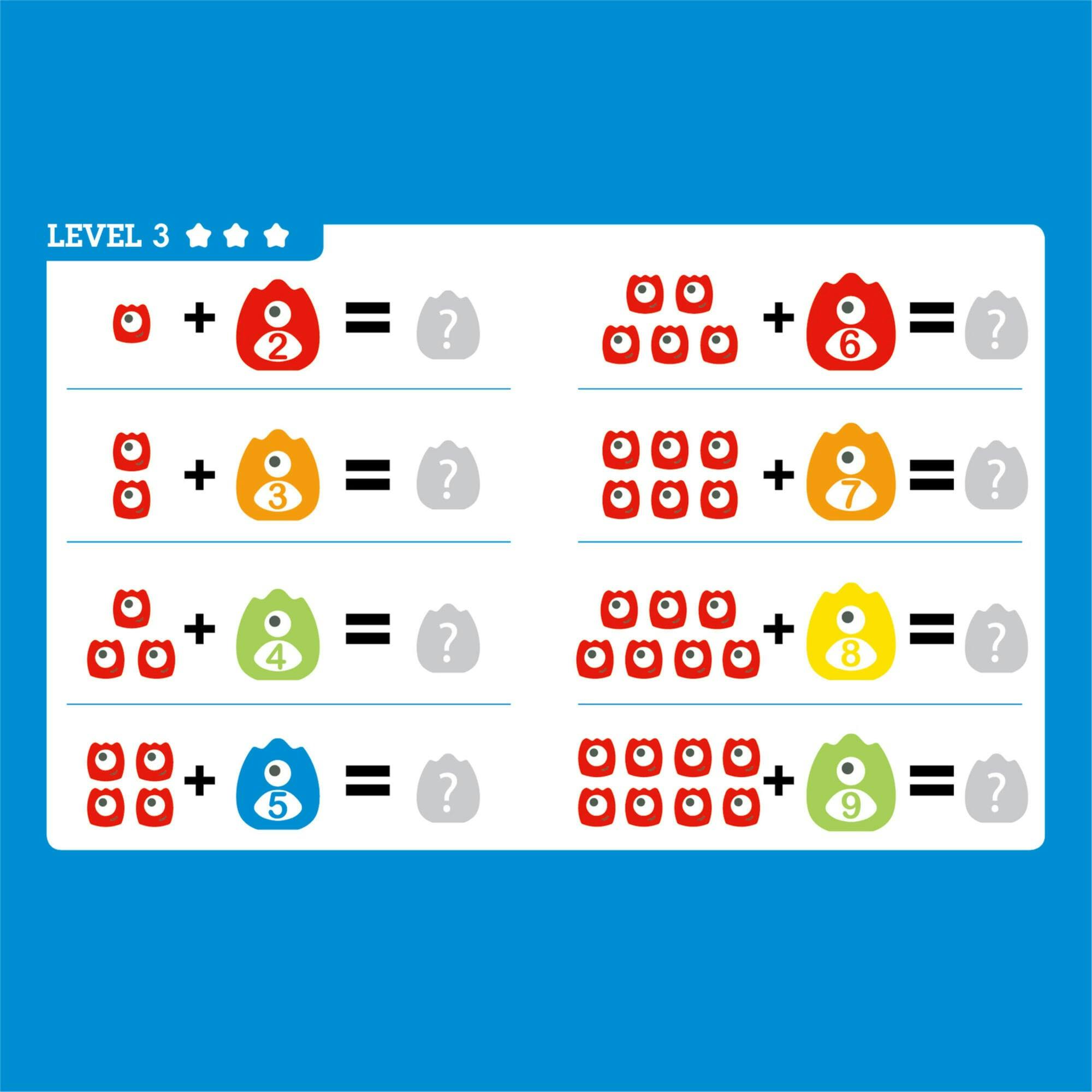 Monster Math Balance Scale W/ Monster Family Figures