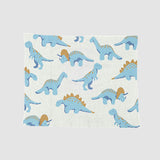 Baby Cotton Knit Blanket - Dinosaur