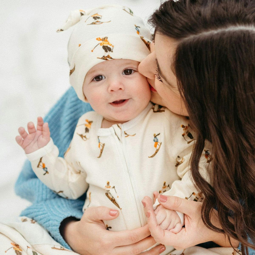 Salt Luxe Solid Knotted Beanie Hat