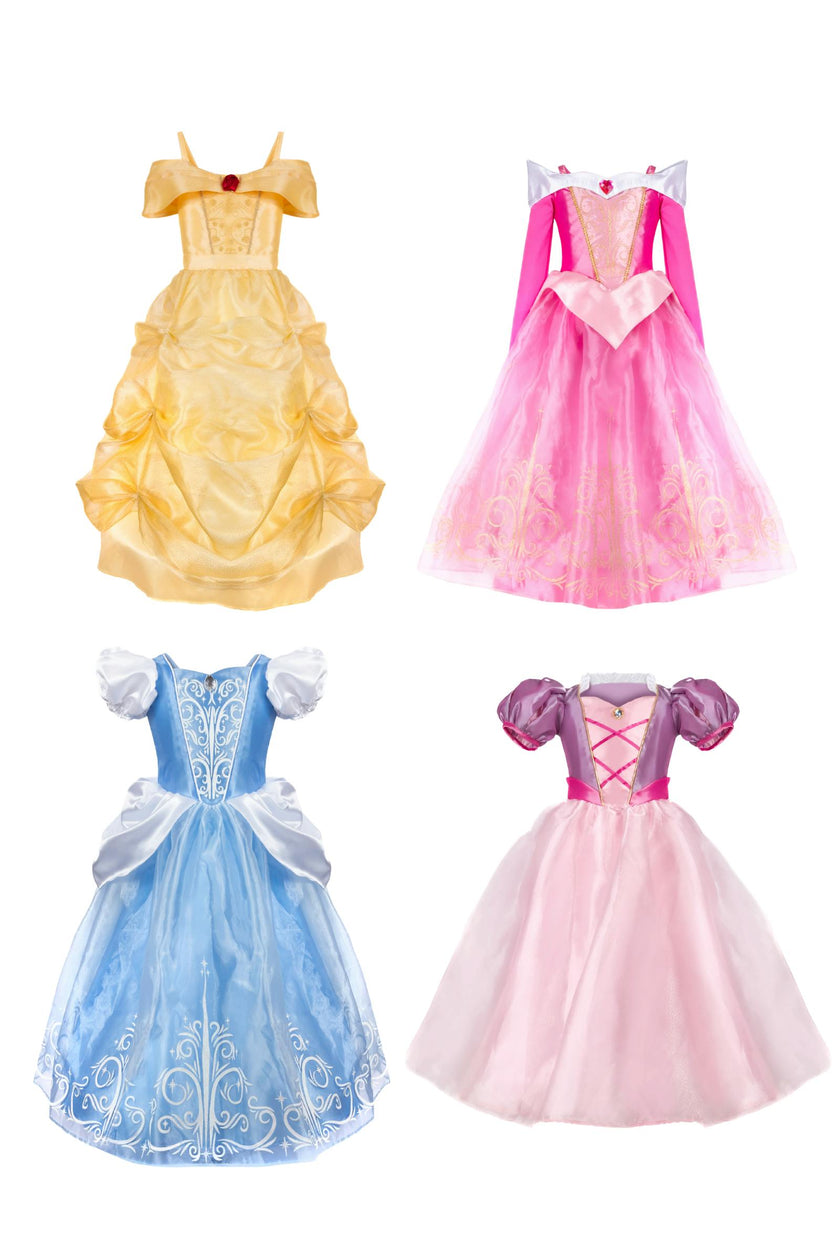 Great Pretenders x Maisonette Exclusive - Once Upon a Princess 4pc Deluxe Gown Bundle