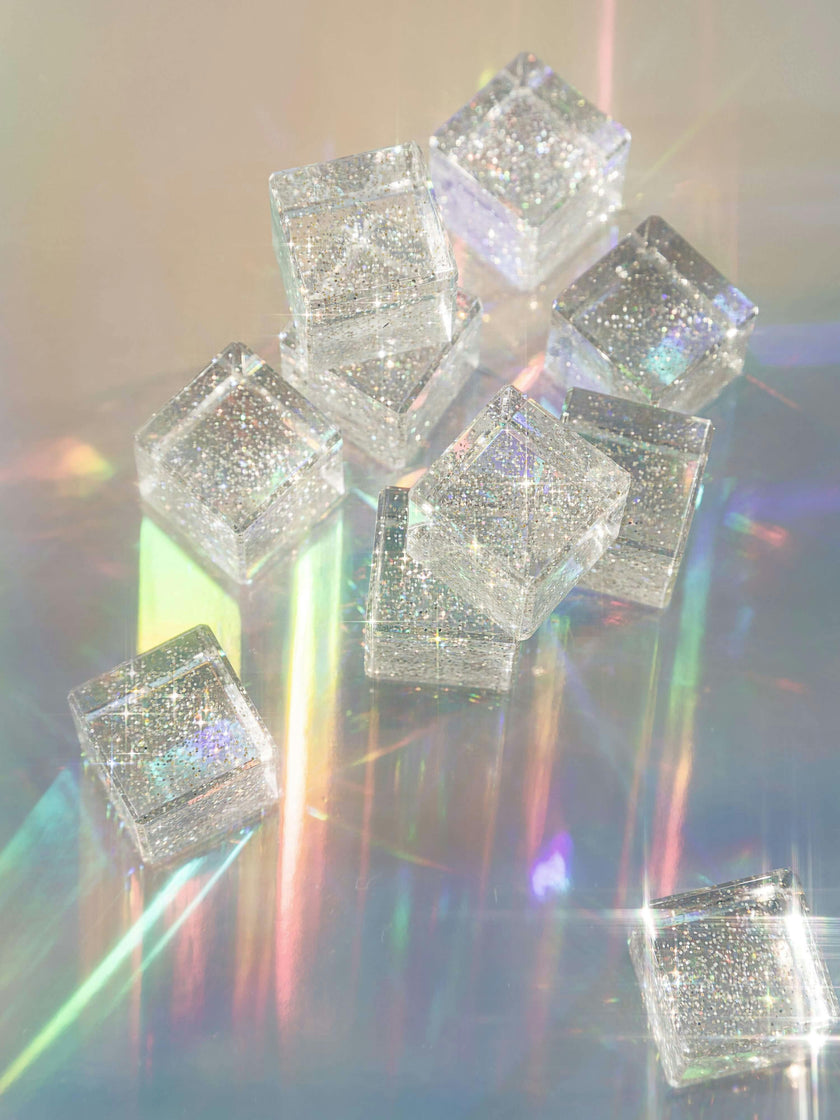 Cosmic Glitter Cubes