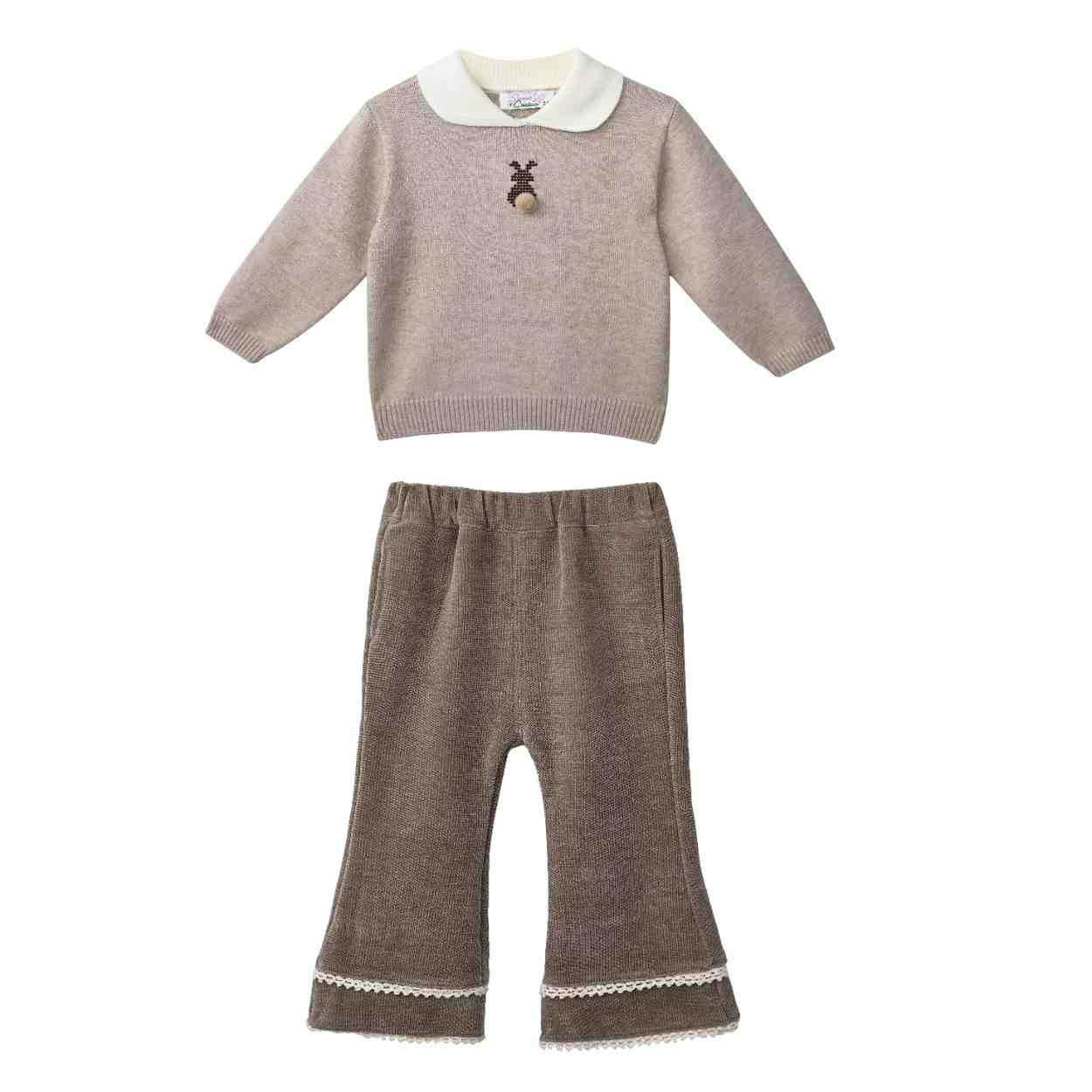 Brown Cozy Knit Set