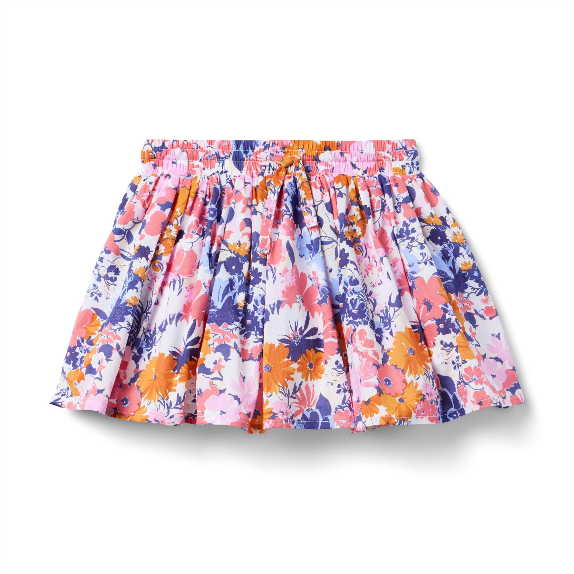 Floral Pleated Skort