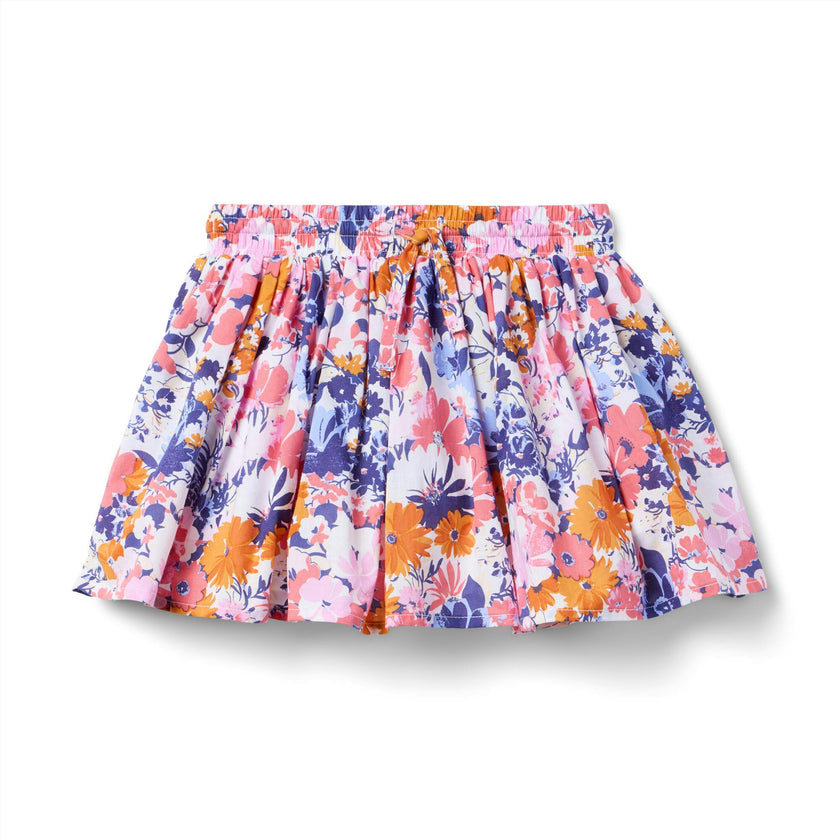 Floral Pleated Skort