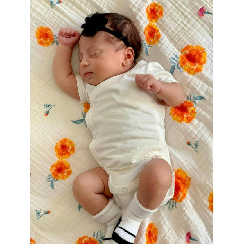 Organic Cotton Muslin Swaddle