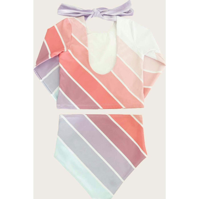 Coral Sea Rainbow Two Piece Long Sleeve