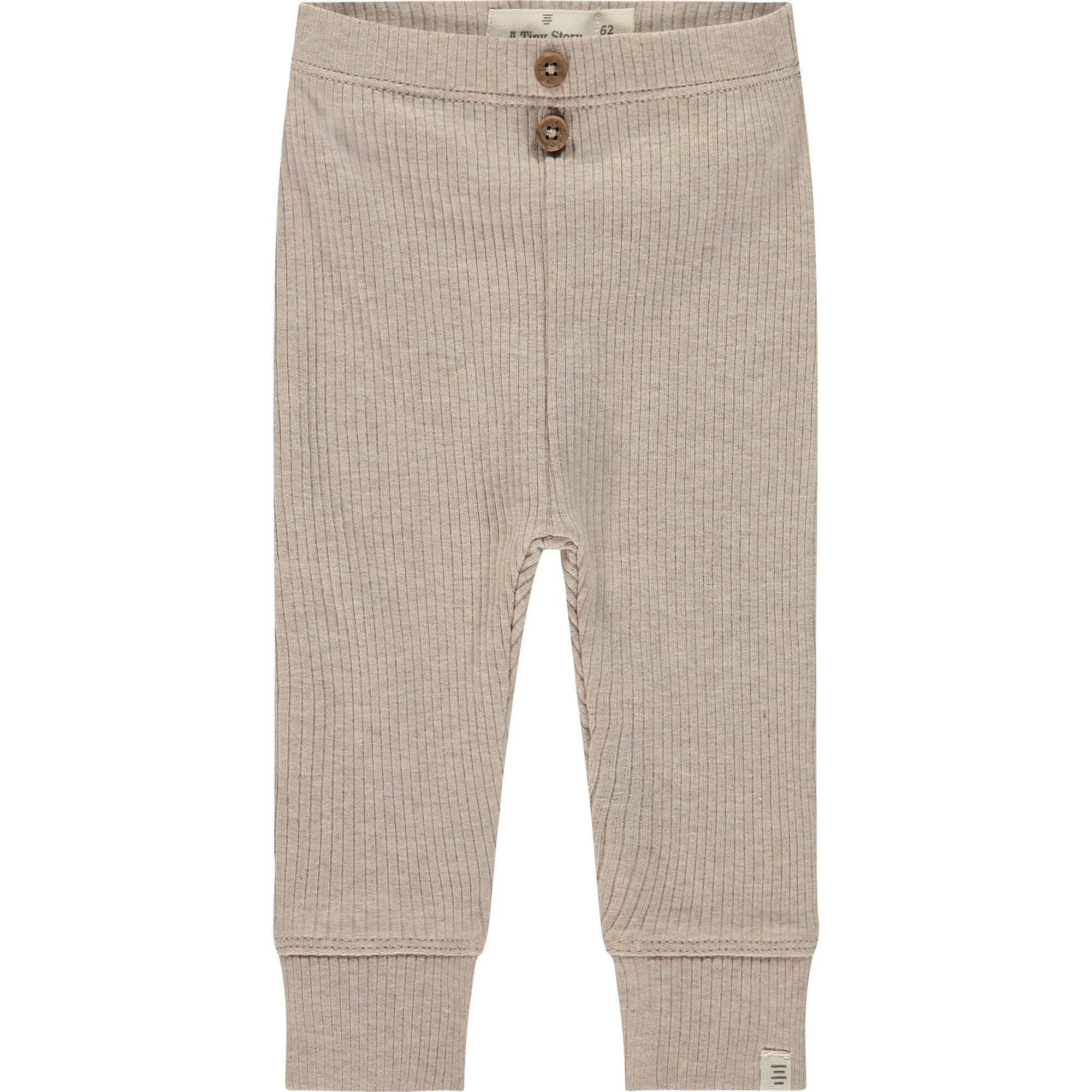 Jogger Style Straight Fit Ribbed Leggings
