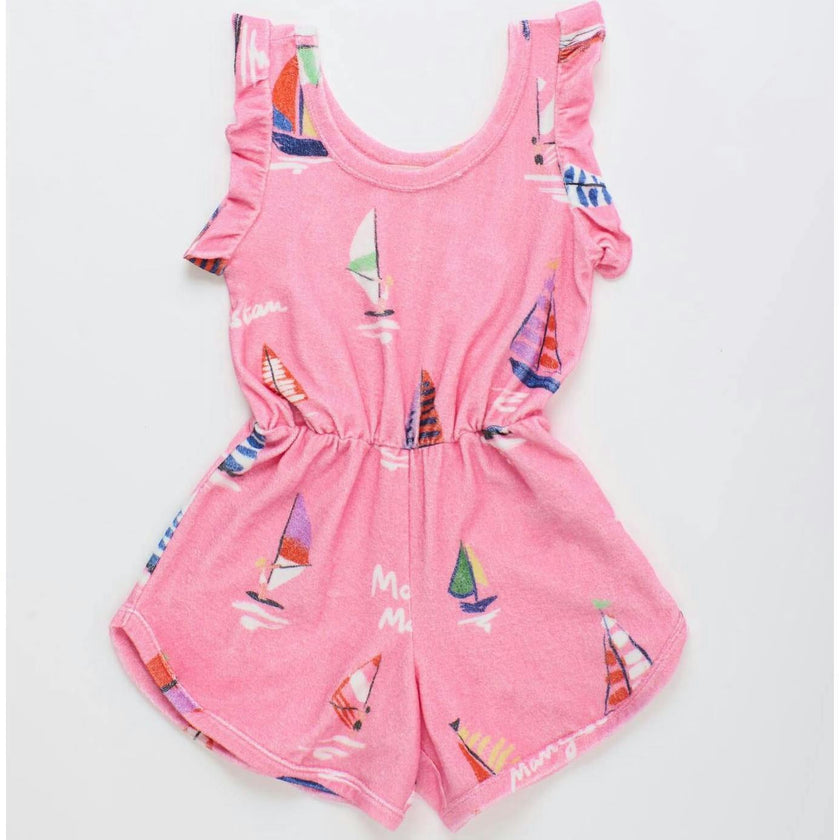 BARCOS TOWEL JUMPSUIT PINK